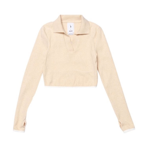 Nike x Jacquemus Le Polo Beige Season-SS22 DN3225-219 Women’s Size XXL - Picture 1 of 5